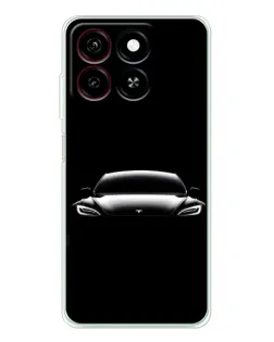 Чехол для ZTE Blade A35 с картинкой «Фары Tesla Night»