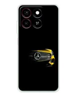 Чехол для ZTE Blade A35 с картинкой «Mercedes — ретро стиль»