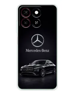 Чехол для ZTE Blade A35 с картинкой «Mercedes — решетка радиатора»