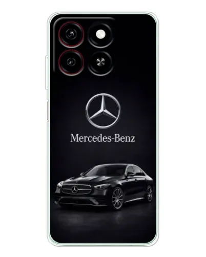 Чехол для ZTE Blade A35 с картинкой «Mercedes — решетка радиатора»
