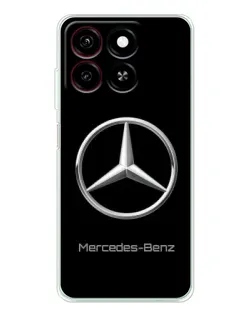 Чехол для ZTE Blade A35 с картинкой «Mercedes Silver Logo»