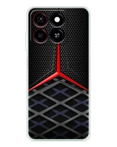 Чехол для ZTE Blade A35 с картинкой «Mercedes Carbon Grid»