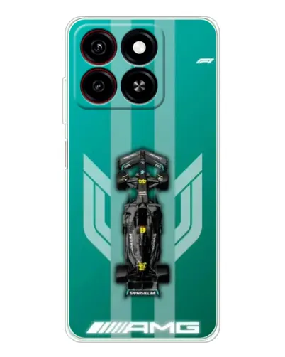 Чехол для ZTE Blade A35 с картинкой «Mercedes AMG Petronas»