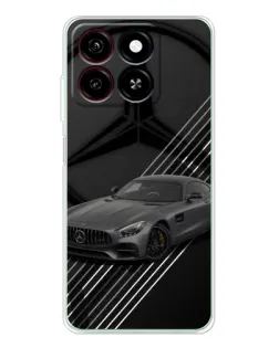 Чехол для ZTE Blade A35 с картинкой «Mercedes AMG — графика»