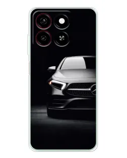 Чехол для ZTE Blade A35 с картинкой «Свет фар Mercedes»