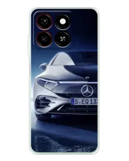 Чехол для ZTE Blade A35 с картинкой «Mercedes EQ — будущее»