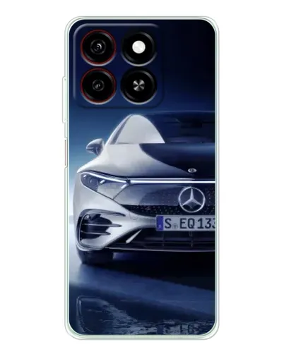 Чехол для ZTE Blade A35 с картинкой «Mercedes EQ — будущее»