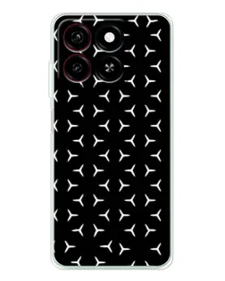 Чехол для ZTE Blade A35 с картинкой «Mercedes паттерн звезд»
