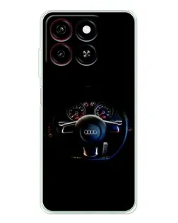 Чохол для ZTE Blade A35 з картинкою «Салон Audi — кермо» Чохол для ZTE Blade A35 з картинкою «Салон Audi — кермо»