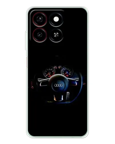 Чехол для ZTE Blade A35 с картинкой «Салон Audi — руль» Чехол для ZTE Blade A35 с картинкой «Салон Audi — руль»