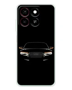 Чехол для ZTE Blade A35 с картинкой «Audi — ночной контур»