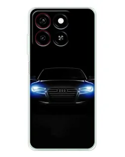 Чехол для ZTE Blade A35 с картинкой «Audi в неоне»