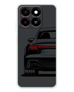 Чехол для ZTE Blade A35 с картинкой «Задняя часть Audi — арт»