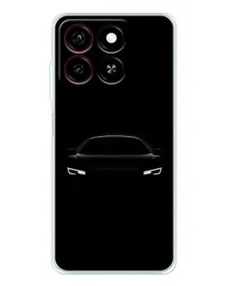 Чехол для ZTE Blade A35 с картинкой «Взгляд Audi в темноте»