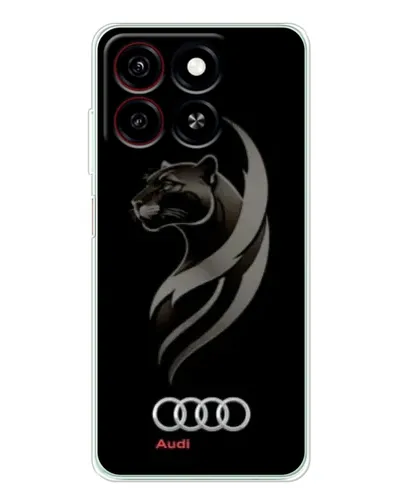 Чехол для ZTE Blade A35 с картинкой «Графика — пантера и Audi» Чехол для ZTE Blade A35 с картинкой «Графика — пантера и Audi»