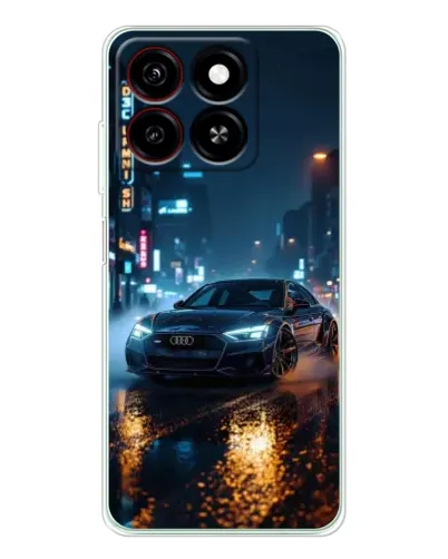 Чехол для ZTE Blade A35 с картинкой «Ночной город и Audi» Чехол для ZTE Blade A35 с картинкой «Ночной город и Audi»