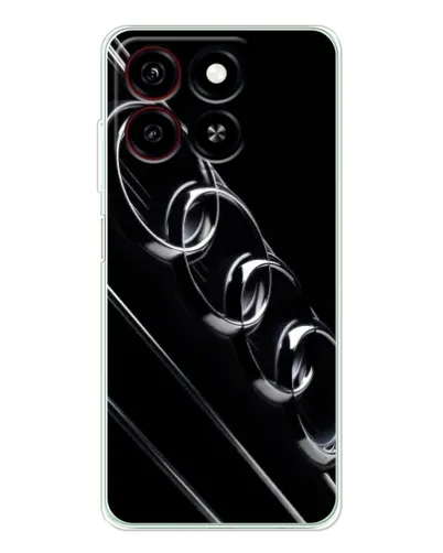 Чехол для ZTE Blade A35 с картинкой «Audi — абстрактные кольца» Чехол для ZTE Blade A35 с картинкой «Audi — абстрактные кольца»