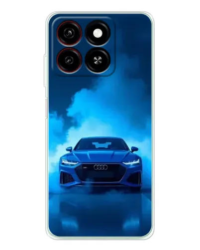 Чехол для ZTE Blade A35 с картинкой «Audi — голубая энергия» Чехол для ZTE Blade A35 с картинкой «Audi — голубая энергия»