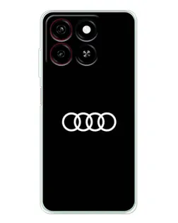 Чехол для ZTE Blade A35 с картинкой «Audi White Logo»