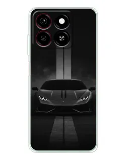 Чехол для ZTE Blade A35 с картинкой «Lamborghini симметрия дорог»