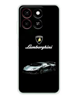 Чехол для ZTE Blade A35 с картинкой «Логотип Lamborghini классика»