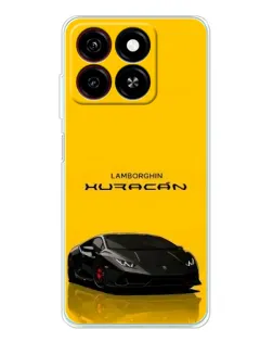 Чехол для ZTE Blade A35 с картинкой «Lamborghini Huracan черный»