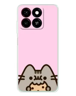 Чехол для ZTE Blade A35 с картинкой «Pusheen и печенье» Чехол для ZTE Blade A35 с картинкой «Pusheen и печенье»