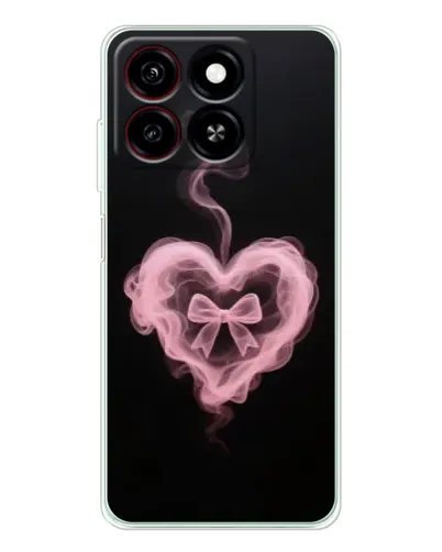 Чехол для ZTE Blade A35 с картинкой «Дымчатое сердце»