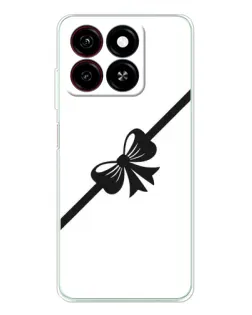 Чехол для ZTE Blade A35 с картинкой «Диагональный бант»
