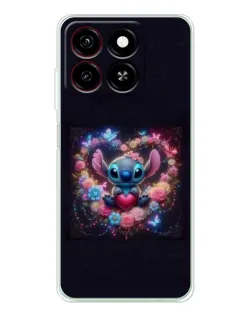 Чехол для ZTE Blade A35 с картинкой «Stitch в цветах» Чехол для ZTE Blade A35 с картинкой «Stitch в цветах»