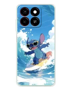 Чехол для ZTE Blade A35 с картинкой «Стич на волне» Чехол для ZTE Blade A35 с картинкой «Стич на волне»