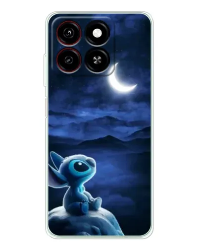 Чехол для ZTE Blade A35 с картинкой «Лунная ночь Стича»