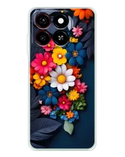Чехол для ZTE Blade A35 с картинкой «Цветочная феерия»