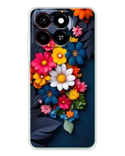 Чехол для ZTE Blade A35 с картинкой «Цветочная феерия»