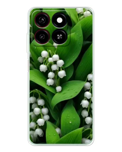 Чехол для ZTE Blade A35 с картинкой «Ландыши в зелени»