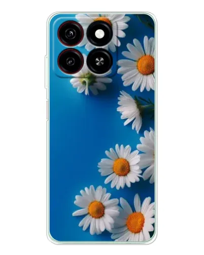 Чехол для ZTE Blade A35 с картинкой «Белоснежные маргаритки»