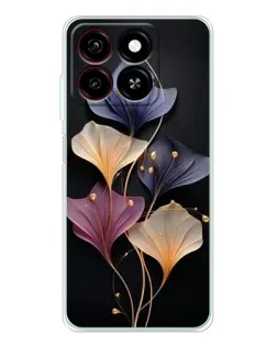 Чехол для ZTE Blade A35 с картинкой «Лиловые цветы грации»