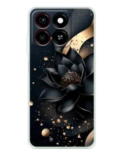 Чехол для ZTE Blade A35 с картинкой «Черный лотос»