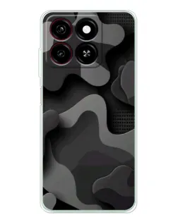 Чехол для ZTE Blade A35 с картинкой «Темный абстрактный камуфляж» Чехол для ZTE Blade A35 с картинкой «Темный абстрактный камуфляж»