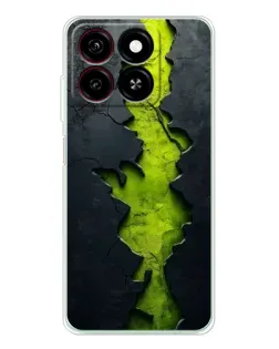 Чехол для ZTE Blade A35 с картинкой «Салатовый разлом скалы» Чехол для ZTE Blade A35 с картинкой «Салатовый разлом скалы»