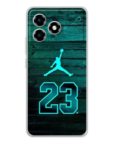 Чехол для ZTE Blade A36 с картинкой «Jordan Cyan 23»
