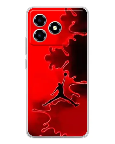 Чехол для ZTE Blade A36 с картинкой «Jordan Red Smoke»
