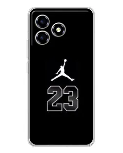Чехол для ZTE Blade A36 с картинкой «Jordan Flight 23»