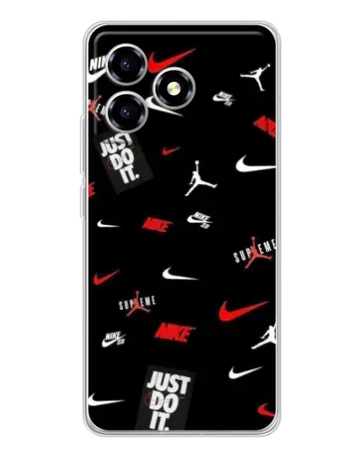 Чехол для ZTE Blade A36 с картинкой «Nike Mix Pattern»