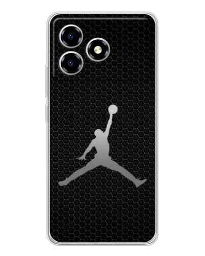 Чехол для ZTE Blade A36 с картинкой «Jordan Dark Carbon»