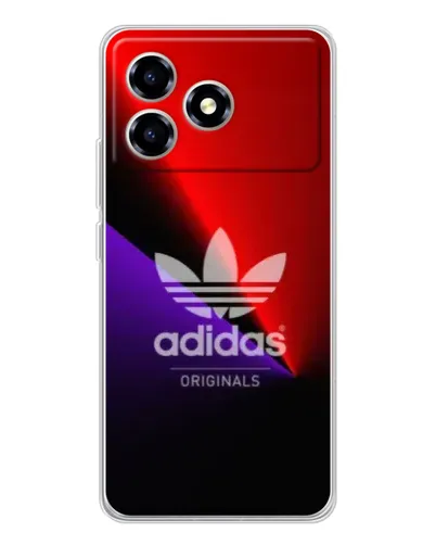 Чехол для ZTE Blade A36 с картинкой «Adidas Red Neon»