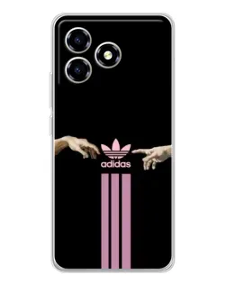 Чехол для ZTE Blade A36 с картинкой «Adidas Hands»