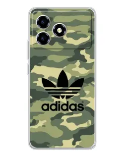 Чехол для ZTE Blade A36 с картинкой «Милитари стиль Adidas»
