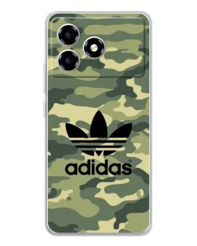 Чехол для ZTE Blade A36 с картинкой «Милитари стиль Adidas»