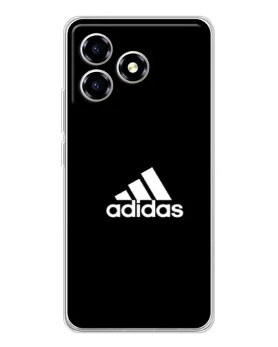 Чехол для ZTE Blade A36 с картинкой «Черная классика Adidas»